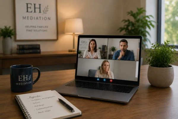 child access mediation Crediton online meeting.